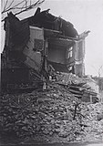 Destroyed building on Tsaritsa Yoanna blvd.[8]