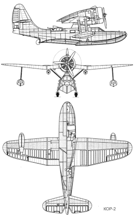 vue en plan de l’avion