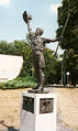 Boy Scout statue at Gödöllő, Hungary by sculptor Lorinc Siklody.