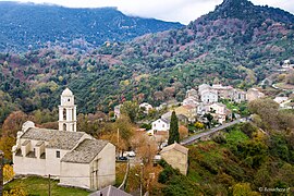 Chiatra depuis l'oppidum.