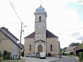 The church in Saint-Maurice-Crillat