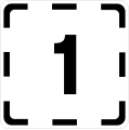 Road number (approach)