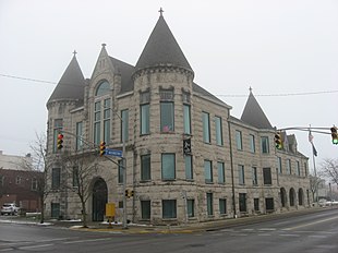 The former Kokomo City Building, a historic site in Center Township