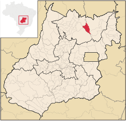 Location in Goiás state