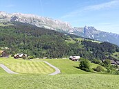 Blick vom Grabserberg auf die Kreuzberge