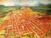 Ciudad de Guatemala «a vista de pájaro». Libro Azul, 1915.[17]​