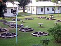 Barbecue area in October 2009