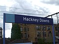 Signage on northbound fast platform