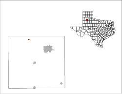 Location of Edmonson, Texas