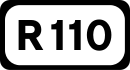 R110 road shield}}