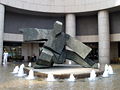 Statue in Exchange Square by Ju Ming