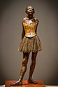 Impressionist sculpture of “The Little Dancer of Fourteen Years” by Edgar Degas on display at the St. Louis Art Museum.