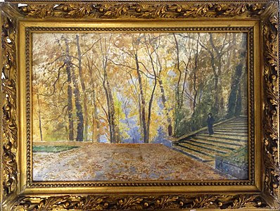 Promenade dans le parc de Saint-Cloud en automne.