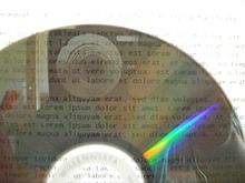 M-DISC optical storage media transparency demonstration