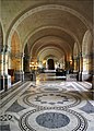 Image 16Main hall of the Peace Palace. The background is the entrance of the Courtroom of the International Court of Justice. (from Peace Palace)