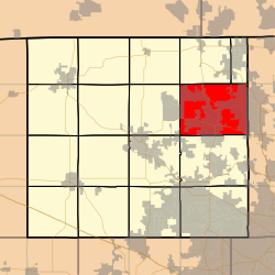 Location in McHenry County