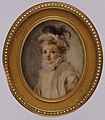 This lively miniature was long thought to have been painted by Jean Honoré Fragonard (1732–1806). Today, it is attributed to Marie Anne Fragonard.[1]