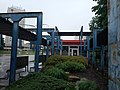 View of both parts and the elevated segment of the ground floor building