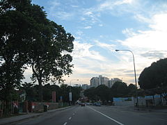 A view of Mountbatten Road in Singapore