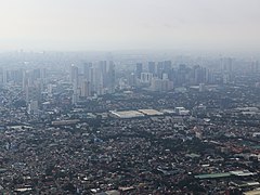 Pasig City from air
