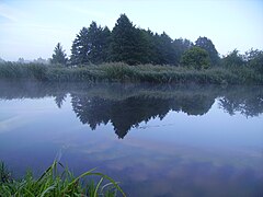 El río Peene cerca de Loitz