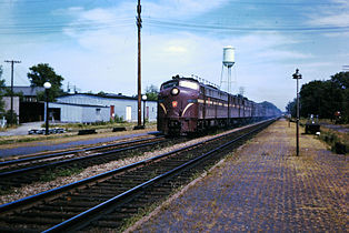 The Pennsylvania Railroad's Pennsylvania Limited at Plymouth, Indiana (July 1963)