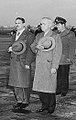 Image 20President Carlos Prío Socarrás (left), with US president Harry S. Truman in Washington, D.C. in 1948 (from History of Cuba)