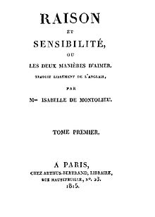 Page de titre d'une traduction avec seulement le nom de la traductrice, pas de l'auteur