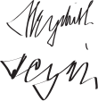 Signature de Reinhard Heydrich