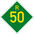 Provincial route R50 shield