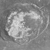 Sander crater, showing the hollows