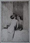 At the mirror (c.1910)