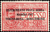 First official airmail stamp issued by Poste italiane in May 1917
