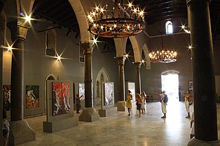 Interior of the gallery.