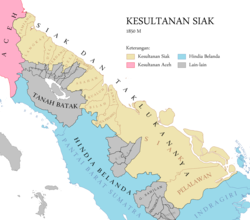 Kesultanan Siak pada 1850