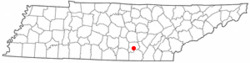 Location of Coalmont, Tennessee