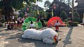 Lu traditional performance at Wat Nantaram [th], Chiang Kham District, Thailand