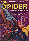 The Spider 1 (October 1933 Popular Publications) Art by Walter Baumhofer.