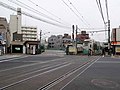 在りし日の東池袋四丁目操車所（画面中央）