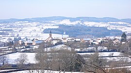 A general view of La Chapelle-du-Mont-de-France