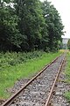 Ein Abschnitt der Kleinbahntrasse nahe Bahnhof Hüinghausen