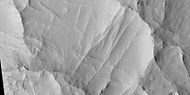 Close-up of ridges, as seen by HiRISE under HiWish program