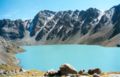 Ala Köl Lake in the Terskey Ala-too mountains, Kyrgyzstan