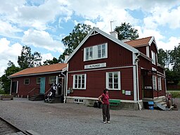 Almunge järnvägsstation 2009