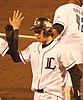 Asamura with the Saitama Seibu Lions