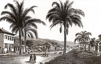 Avenida Rio Branco em 1872