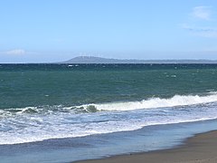 Bangui beach waves with Pagudpud wind mills view