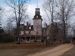 Batsto Mansion with Fire Tower NJFFS