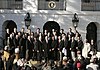 Boston Red Sox with George W Bush in 2005