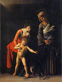 Caravaggio, Madonna and Child with St. Anne 1605